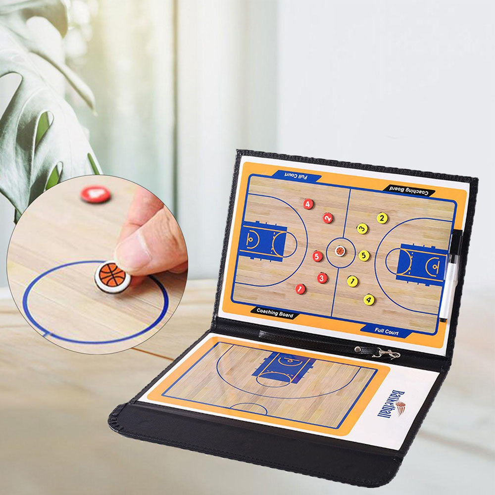 Tablero Táctico de Baloncesto Plegable – Precisión y Estrategia en Cada Jugada 🏀🔥 (395070)