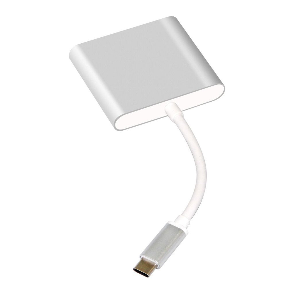 Convertidor USB Tipo C a USB 3.0, HDMI y Carga Tipo C – Conectividad y Versatilidad en un Solo Dispositivo 🔌⚡ (343379)