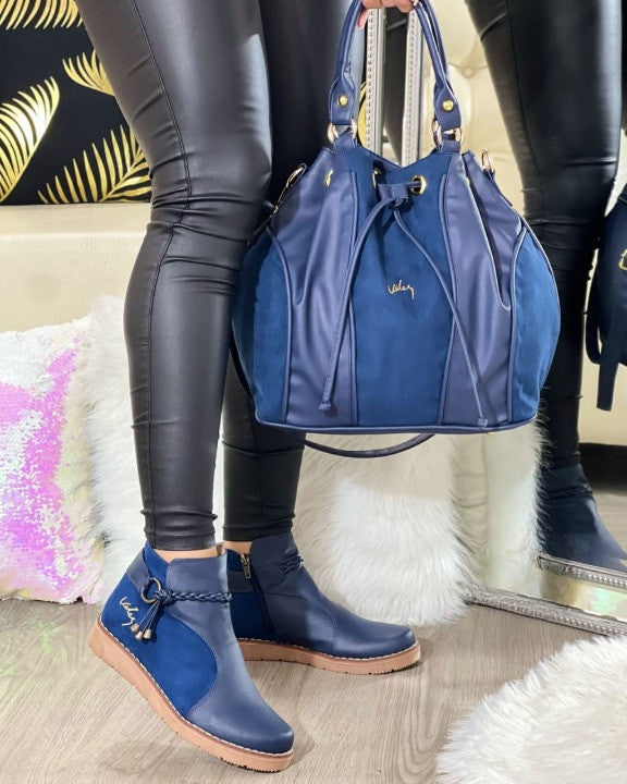 👜👢 Combo Bota Vélez Expanso | Elegancia y Calidad para Dama ✨