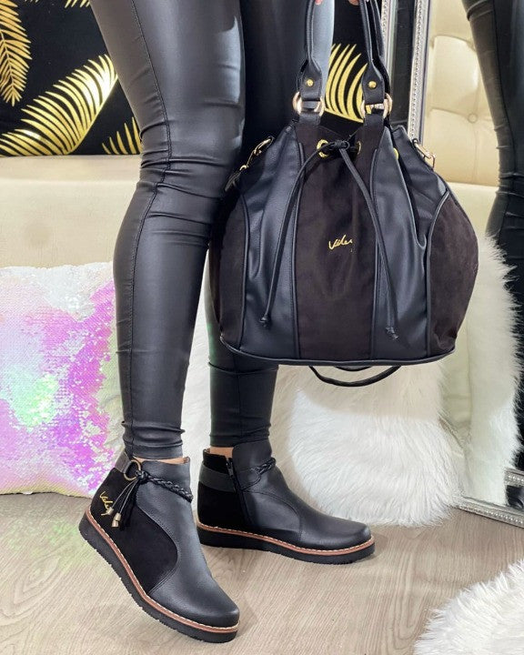 👜👢 Combo Bota Vélez Expanso | Elegancia y Calidad para Dama ✨