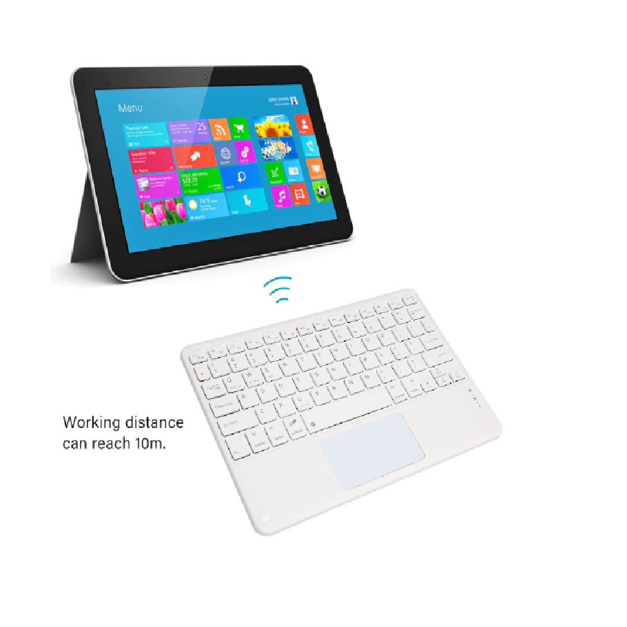 Teclado Inalámbrico Recargable con Diseño Ergonómico – Comodidad y Eficiencia en Cada Tecla ⌨🔋 (566073)