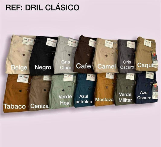 👖 Pantalones de Drill para Hombre – Calidad y Estilo para Tu Negocio 👖 (638399)