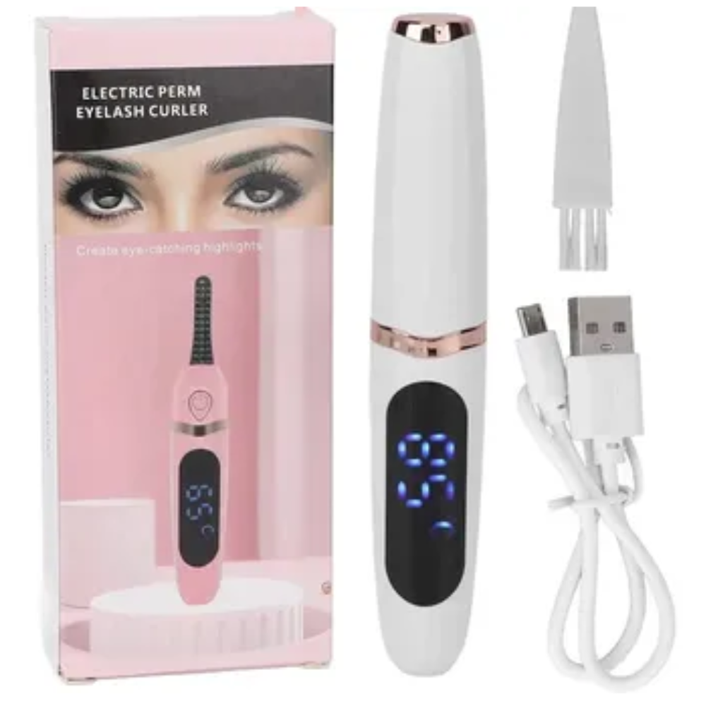 💖 Rizador de Pestañas Eléctrico con Calentamiento Rápido y Carga USB 💖(163636)
