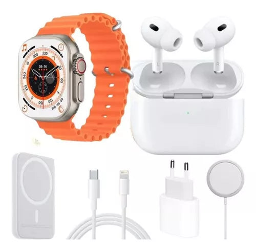 Combo Tecnológico Premium – Tu Estilo y Conectividad en Uno 🎧⌚⚡ (698145)