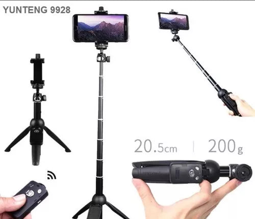 Palo Bluetooth para Selfies y Trípode Yuteng – Versatilidad y Estilo para tus Capturas (750988)