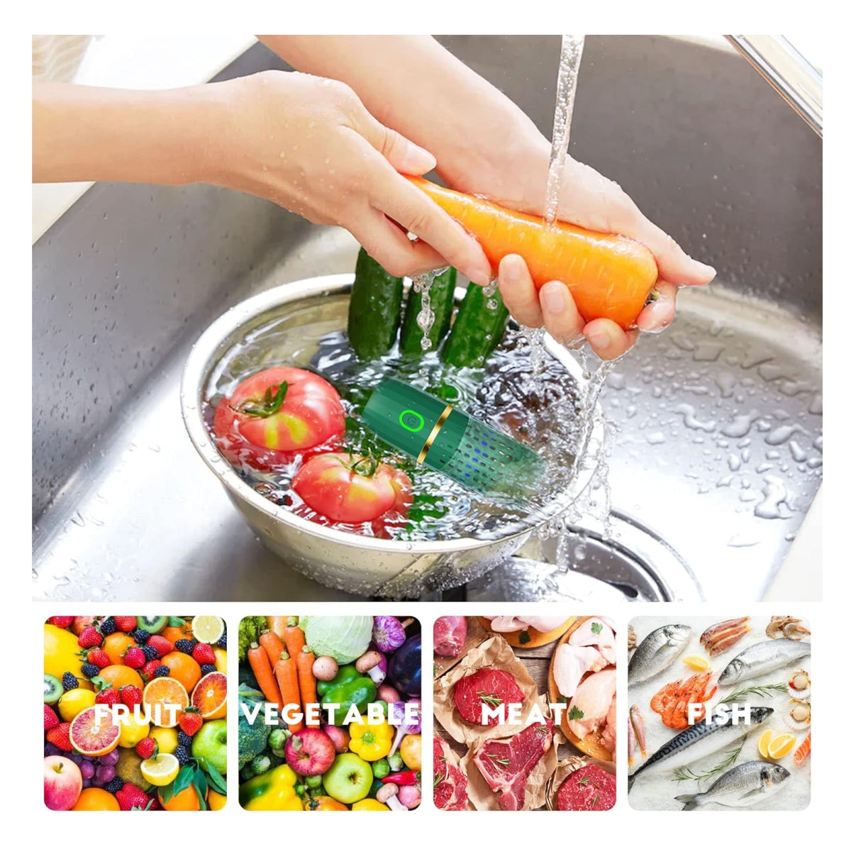 Purificador de Frutas y Verduras con Tecnología de Electrolización (759218)