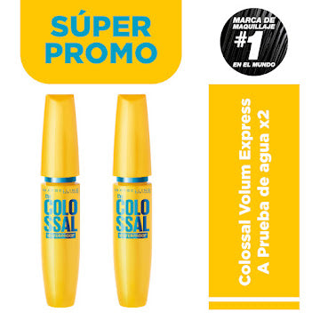 Maybelline The Colossal Waterproof – Pestañas Impactantes y Voluminosas (770493)
