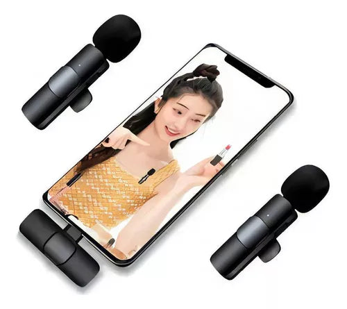 Micrófono Inalámbrico 2 en 1 – Audio Profesional Sin Cables K9🎙️ (880223)