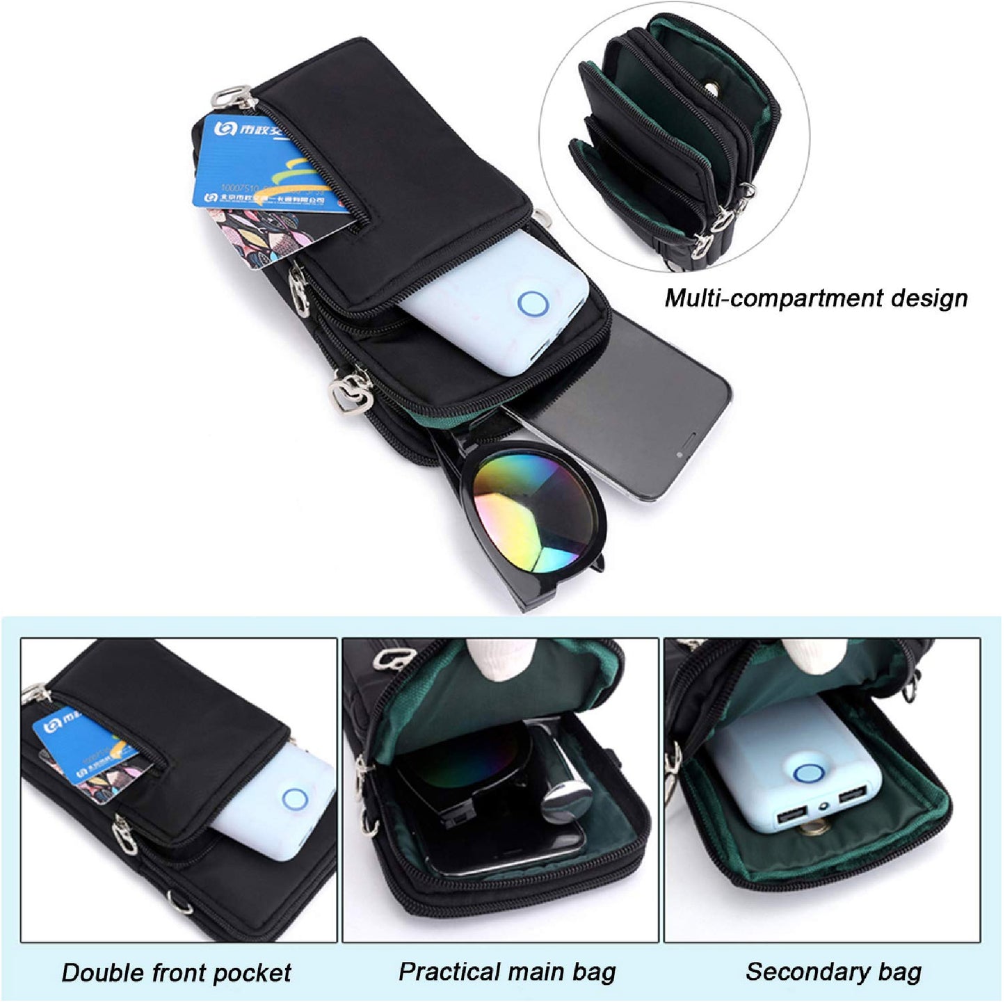 Bolso Billetera Celular Manos Libres (894427)