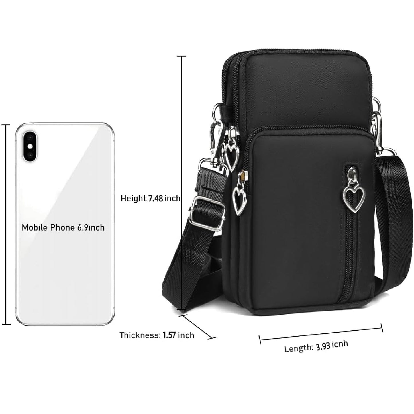 Bolso Billetera Celular Manos Libres (894427)