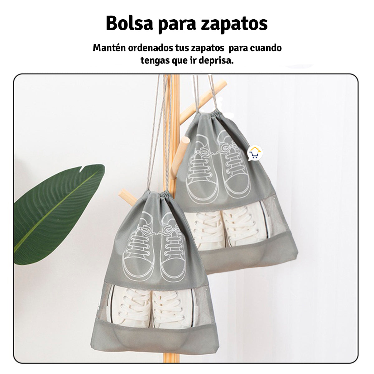 Combo de Bolsos Viajeros x6 + Organizador Zapatos x4 (627299)