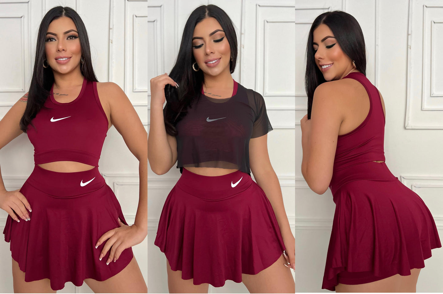 CONJUNTO DEPORTIVO CON FALDA