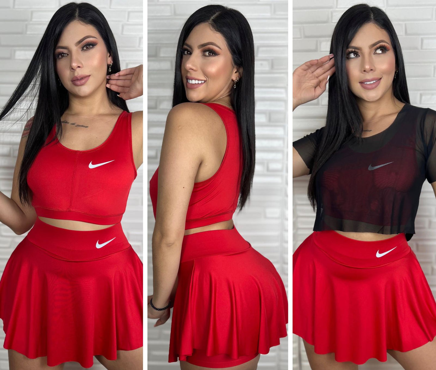 CONJUNTO DEPORTIVO CON FALDA