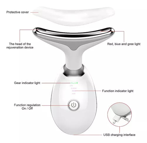 MASAJEADOR FACIAL REDUCTOR PAPADA