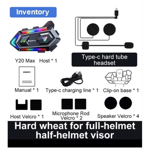 Intercomunicador Y20 Max para Casco (1057734)