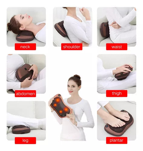 Almohada Masajeador Eléctrico Infrarrojo (1059039)