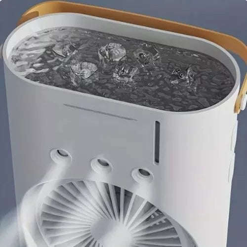 Ventilador Humidificador Portátil de Doble Pulverización LYEAA