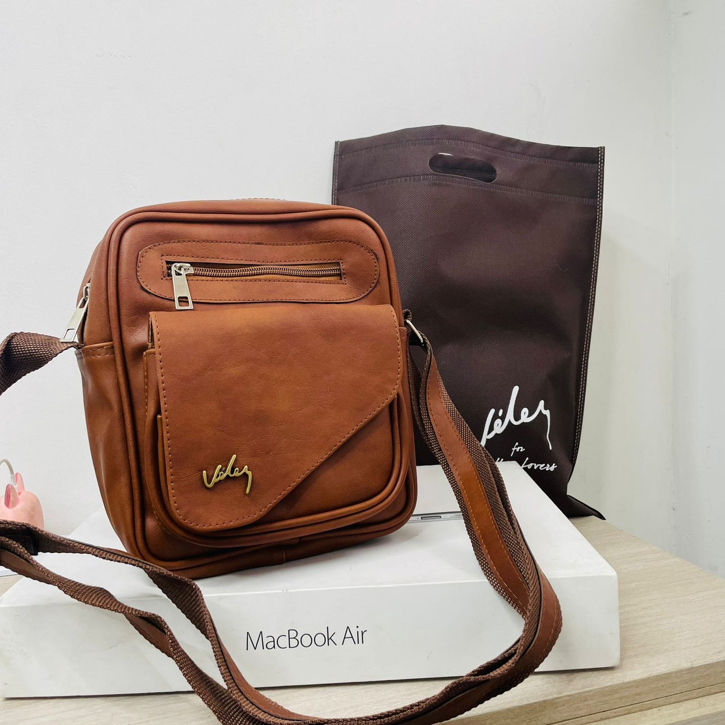 Bolso Carriel para Caballero Replica Velez 👜