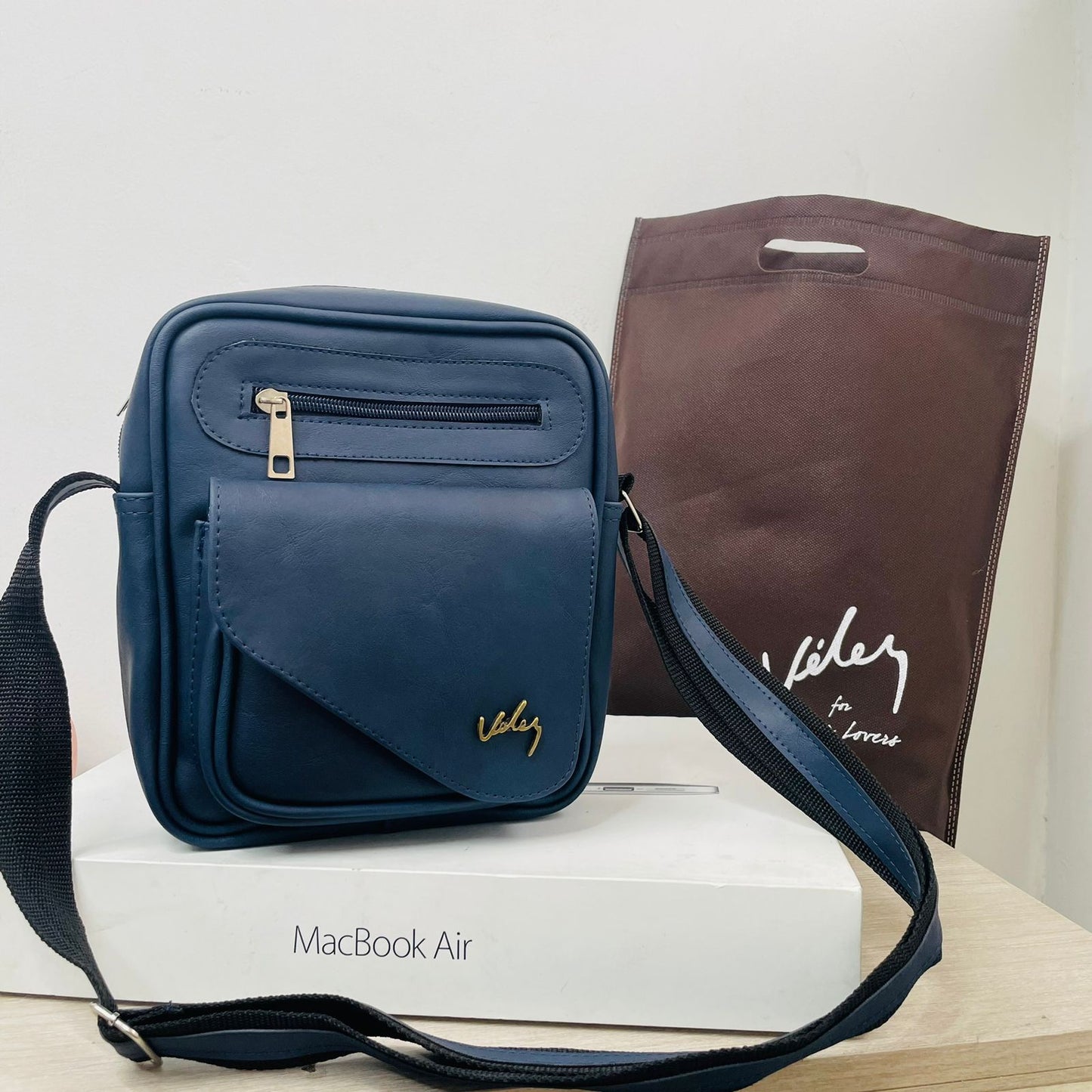 Bolso Carriel para Caballero Replica Velez 👜