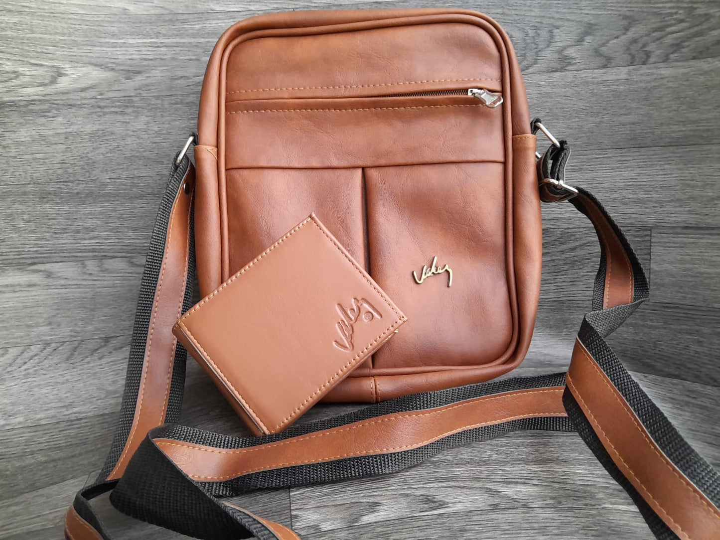 Dúo Vélez Bolso Carriel 26cm + Billetera (1079769)