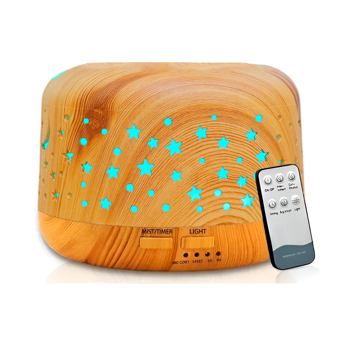 Humidificador con Luz LED y Aromaterapia