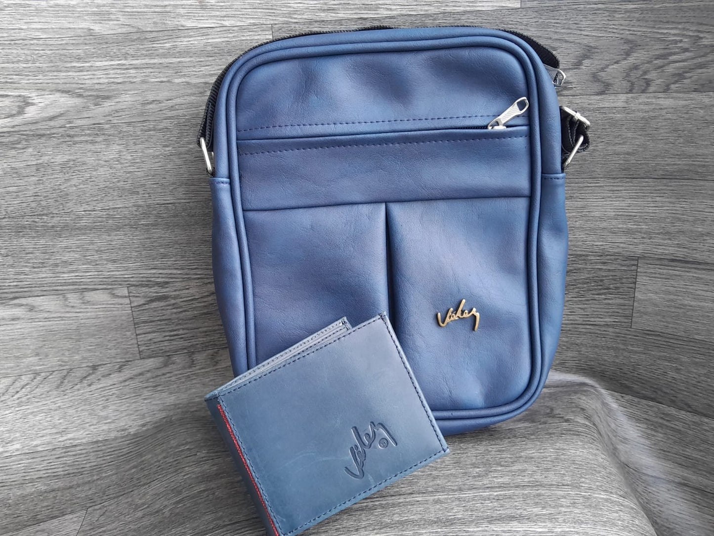 Dúo Vélez Bolso Carriel 26cm + Billetera (1079769)