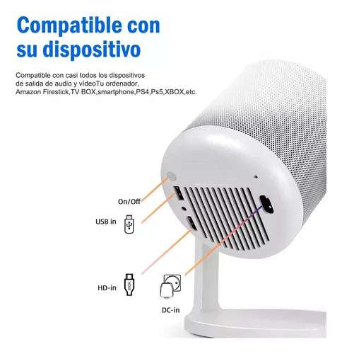 📽️ Mini Proyector Portátil J1 – Cine en Casa con Tecnología Avanzada (1260424)