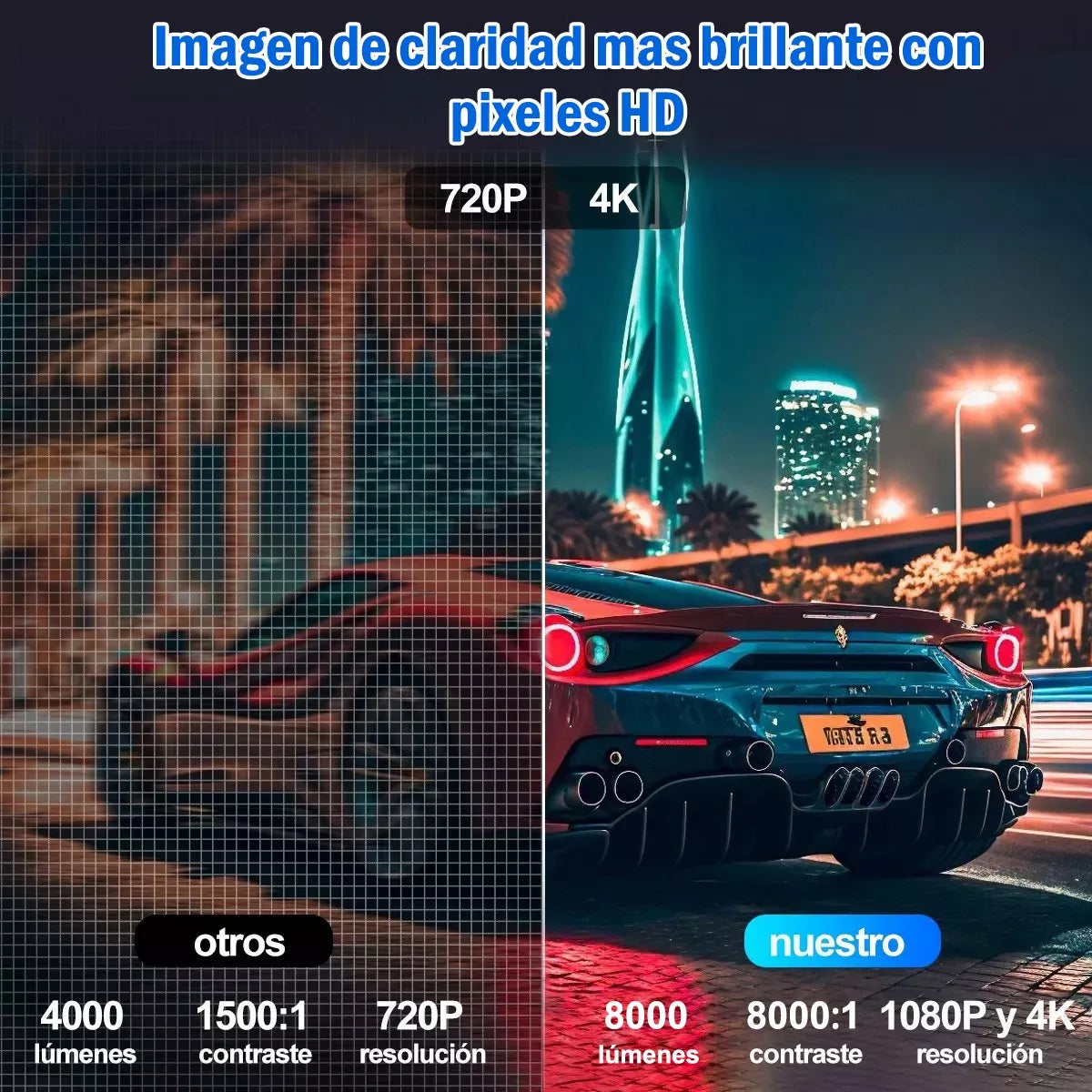 📽️ Mini Proyector Portátil J1 – Cine en Casa con Tecnología Avanzada (1260424)
