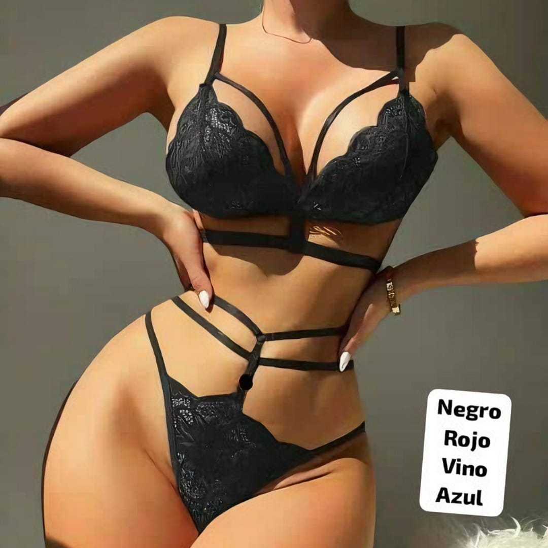 Conjunto de Ropa Interior de Encaje para Mujer (936266)