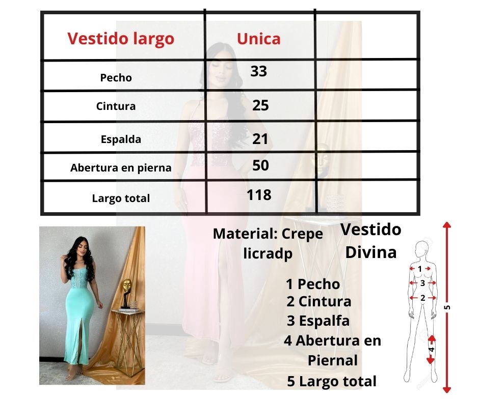 ✨ Vestido Largo Glamour – Elegancia y Sensualidad en un Diseño Único (1096232)