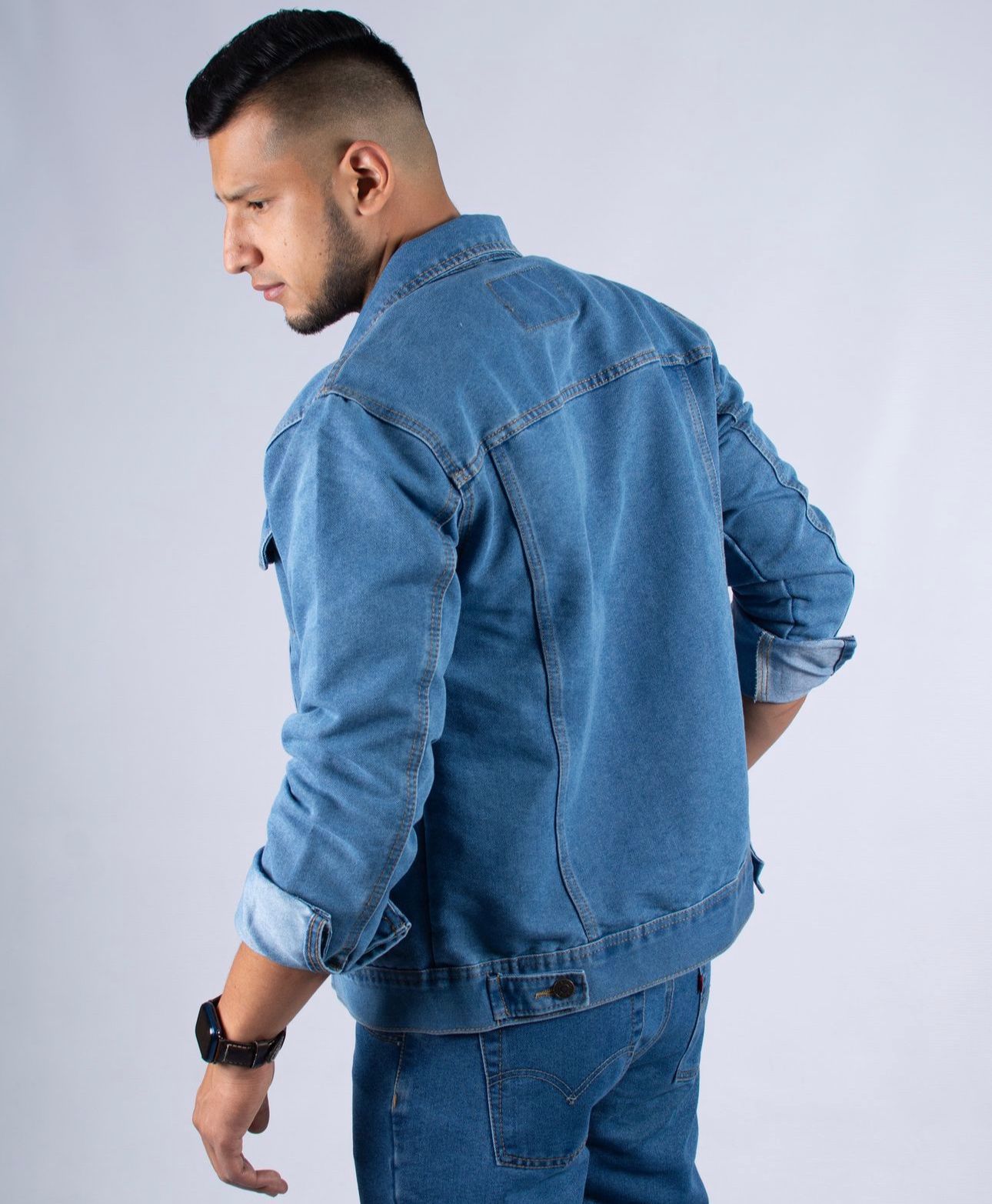 Chaqueta en jean para caballero T18