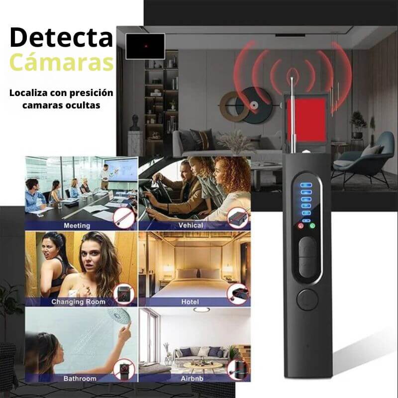 🔒 Detector de Cámaras Espía y Dispositivos de Escucha – Protección Total de Tu Privacidad (1331613)