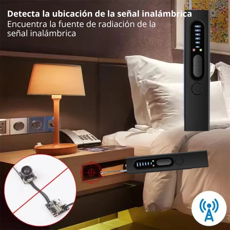 🔒 Detector de Cámaras Espía y Dispositivos de Escucha – Protección Total de Tu Privacidad (1331613)