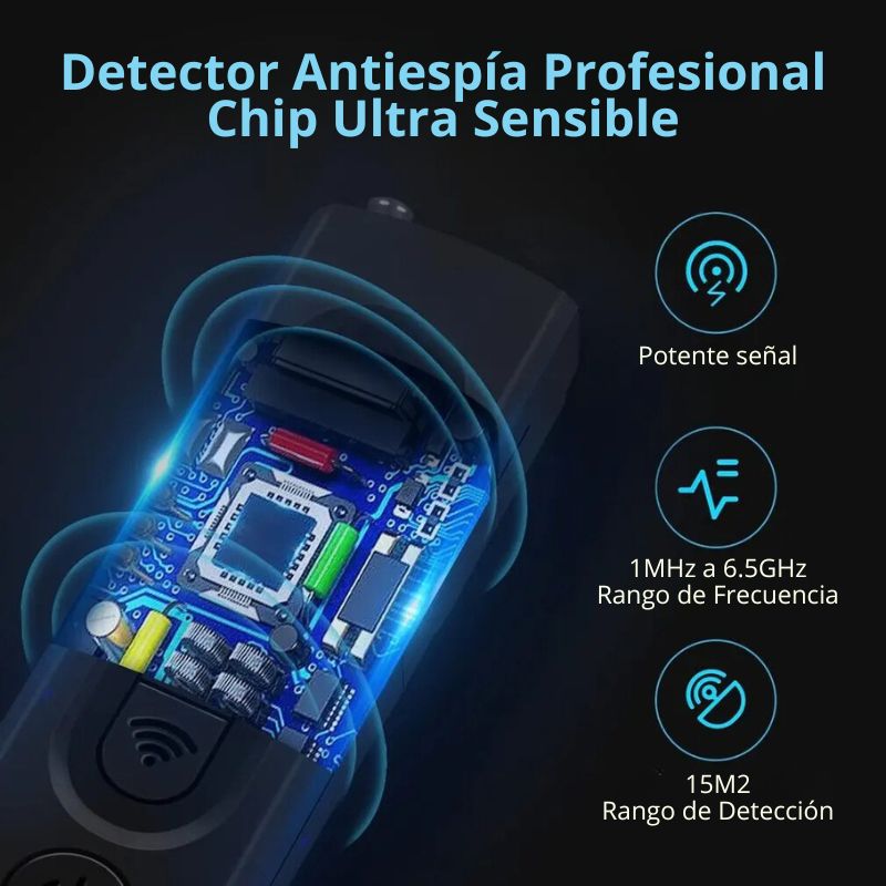 🔒 Detector de Cámaras Espía y Dispositivos de Escucha – Protección Total de Tu Privacidad (1331613)