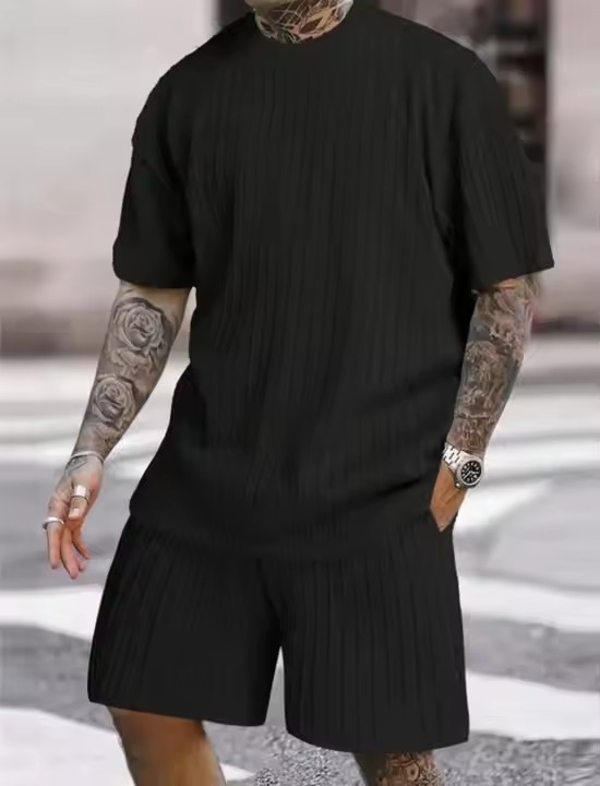 🆕 Conjunto de Camiseta y Pantalón Corto para Hombre (1640377)