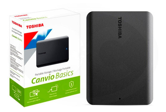 💾 Disco Duro Externo Toshiba Canvio Basics – 1 TB de Almacenamiento Seguro y Portátil (1643502)