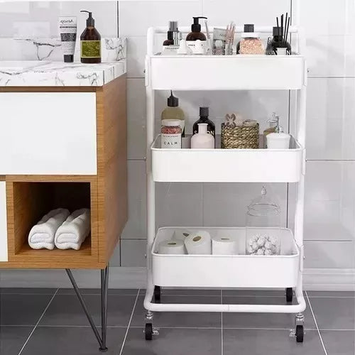 Carrito Auxiliar Organizador Multiusos 3 Niveles (1649220)