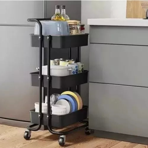 Carrito Auxiliar Organizador Multiusos 3 Niveles (1649220)