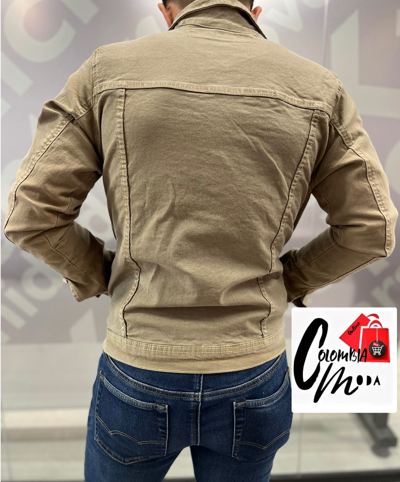 Chaqueta Jean Licrada de Alta Calidad (1654206)