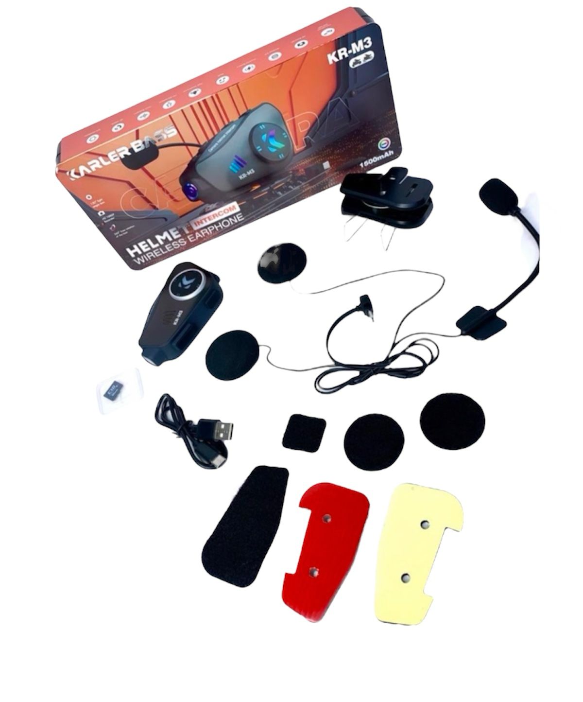 Intercomunicador de Alta Tecnología para Motociclistas con Camara Radio Kr M3 (1666081)