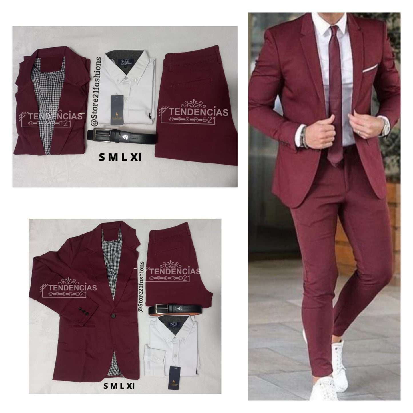 Conjunto Elegante de 4 Prendas – Estilo y Sofisticación en un Solo Outfit 👔✨ (1678183)