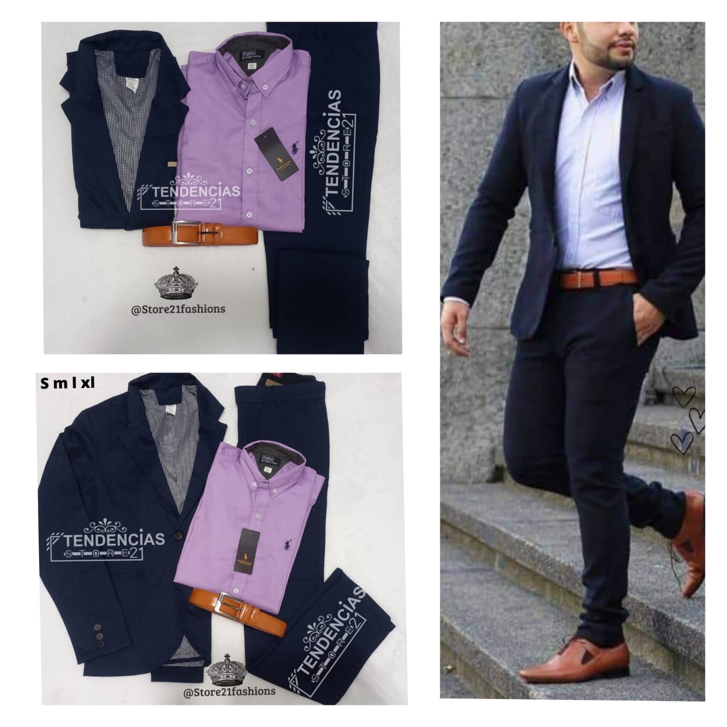 Conjunto Elegante de 4 Prendas – Estilo y Sofisticación en un Solo Outfit 👔✨ (1678183)