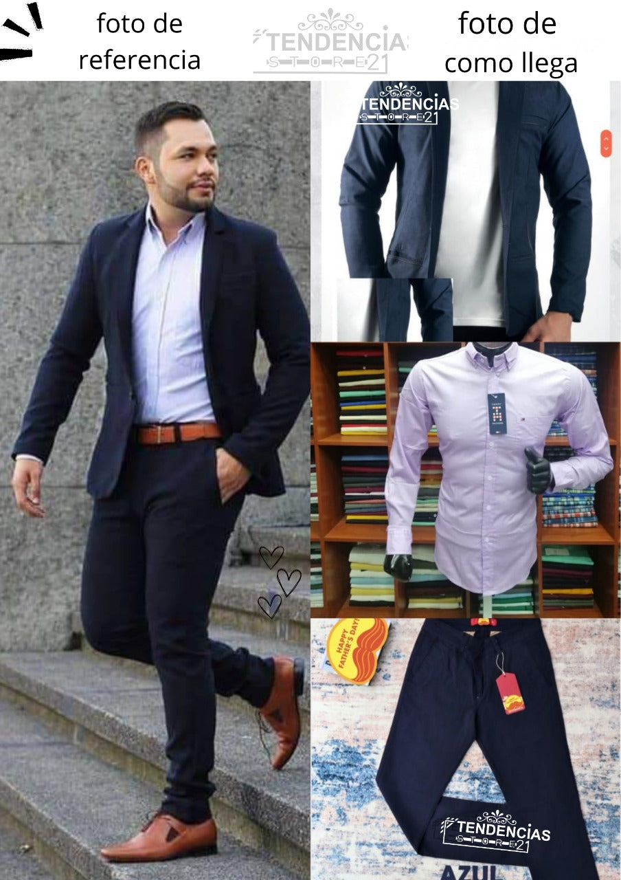 Conjunto Elegante de 4 Prendas – Estilo y Sofisticación en un Solo Outfit 👔✨ (1678183)