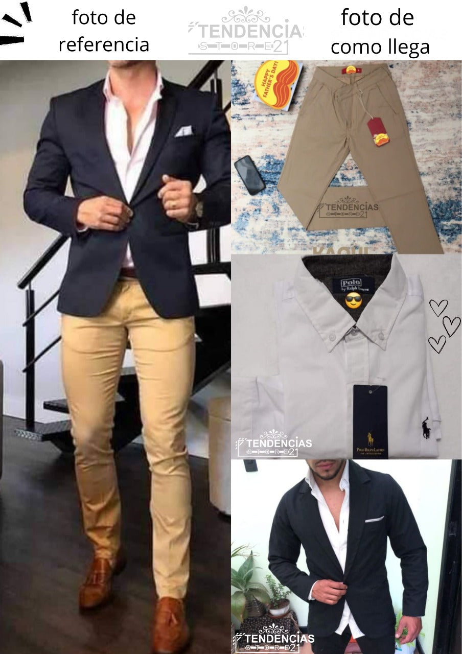 Conjunto Elegante de 4 Prendas – Estilo y Sofisticación en un Solo Outfit 👔✨ (1678183)