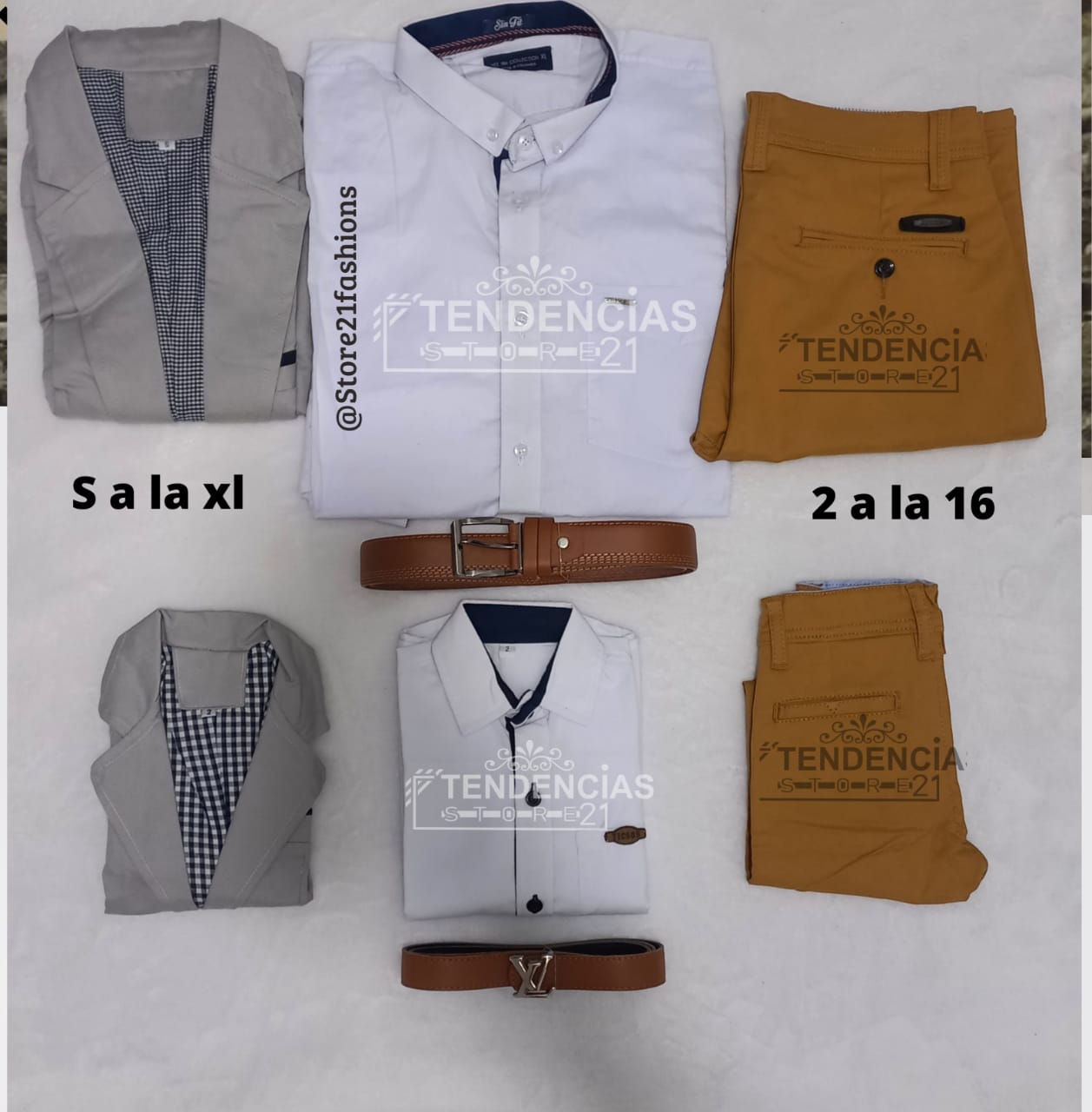 Conjunto Elegante de 4 Prendas – Estilo y Sofisticación en un Solo Outfit 👔✨ (1678183)