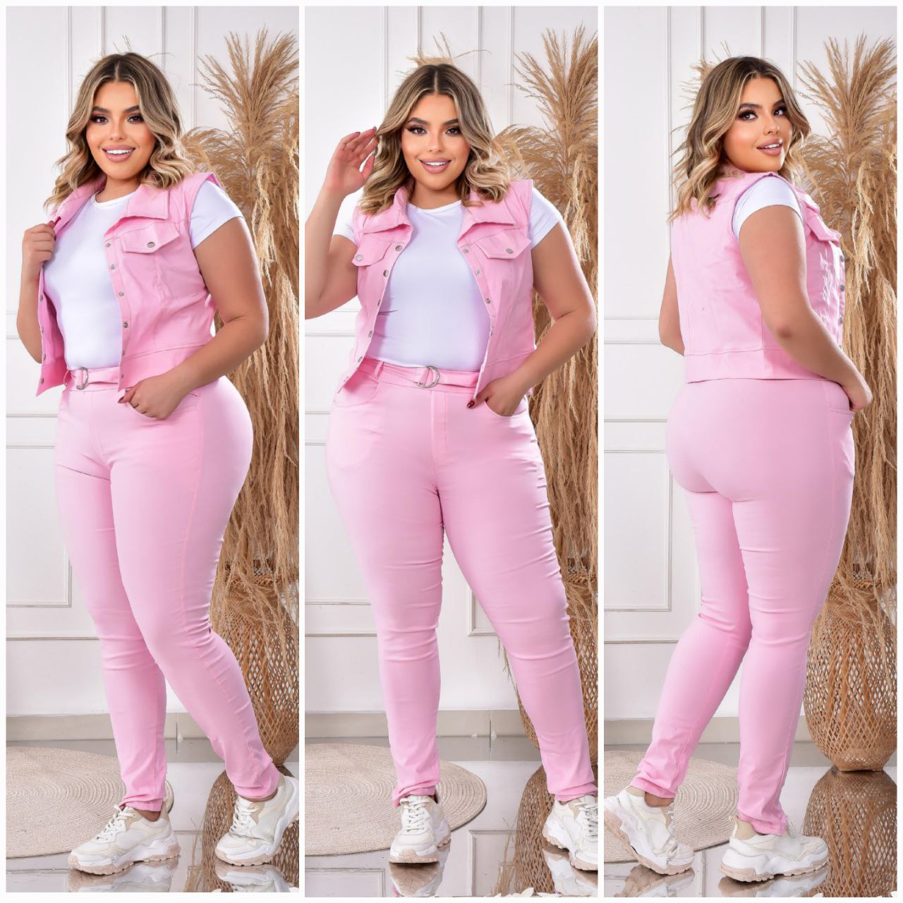 Conjunto 3 Prendas Chaleco – Versatilidad en un Solo Look ✨👗 (1678870)