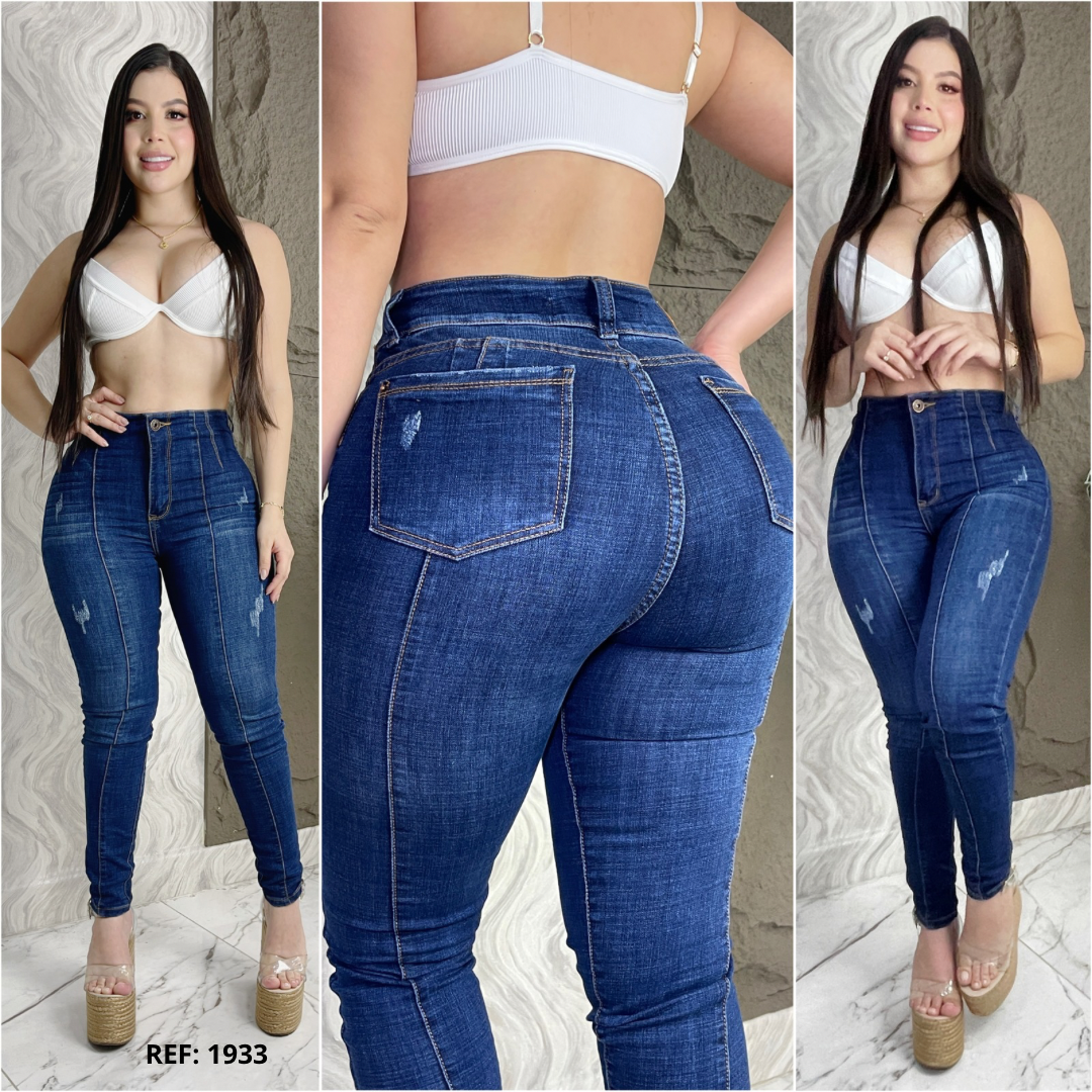 👖 Jean Tiro Alto Stretch – Comodidad y Estilo en un Solo Diseño (1682334)