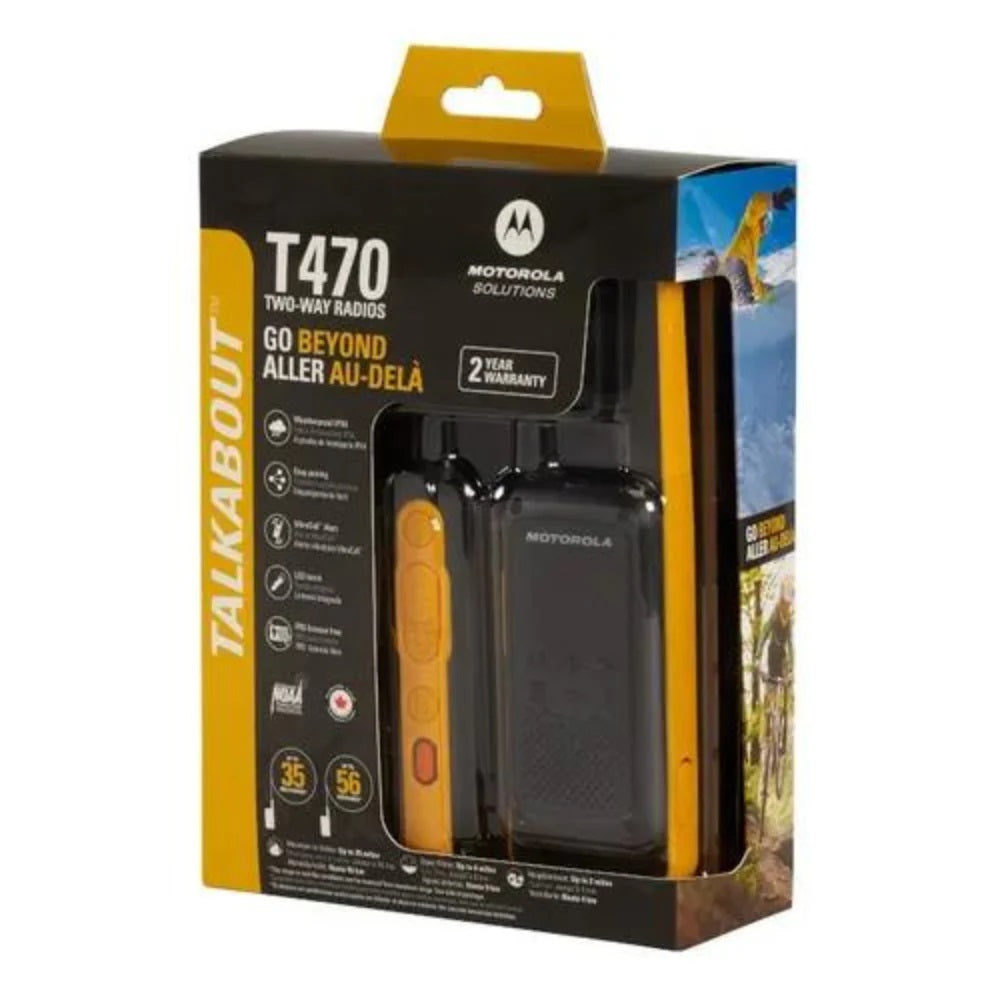 📶 Motorola Talkabout T470 | Conexión Sin Límites en Cualquier Terreno