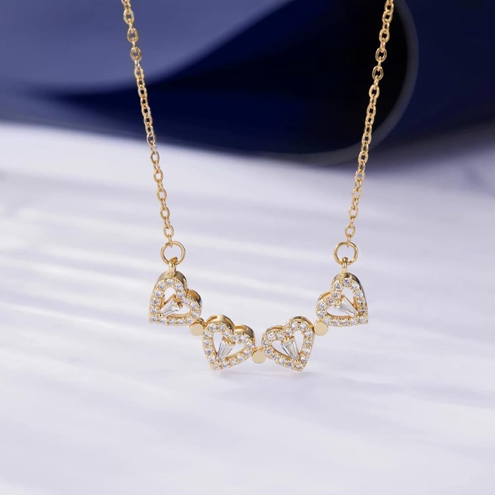 Collar Trébol y Corazones