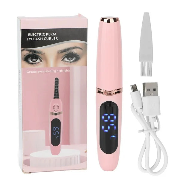 💖 Rizador de Pestañas Eléctrico con Calentamiento Rápido y Carga USB 💖(163636)